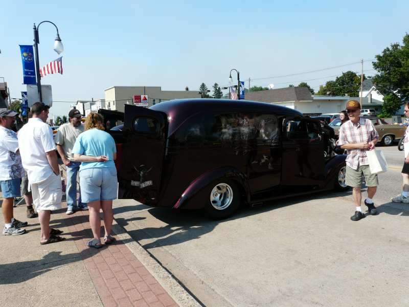 This year that would be the amazing 1938 Chevrolet Panel Truck owned by Rick